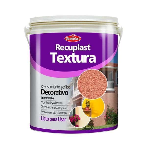 Recuplast Textura Media 25 Kg Blanco - Revestimiento Impermeabilizante