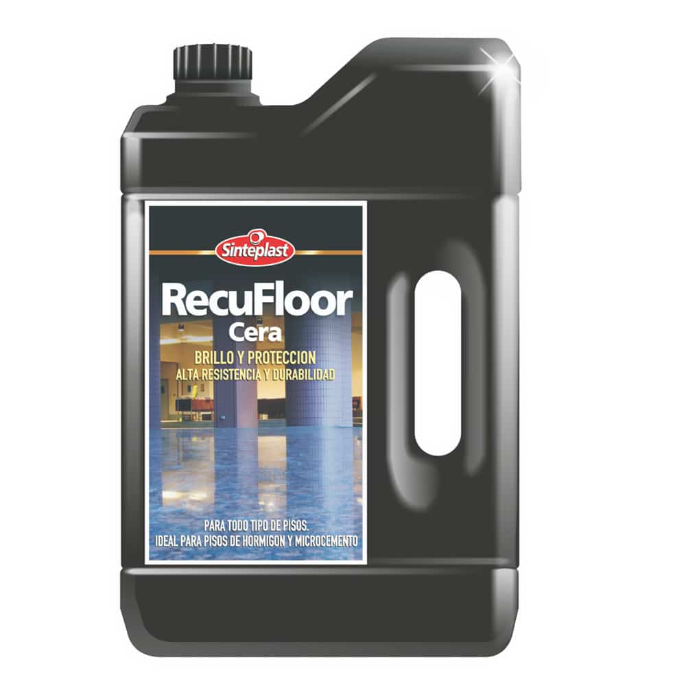 Cera Autobrillante al Agua para Pisos RecuFloor 5 Litros