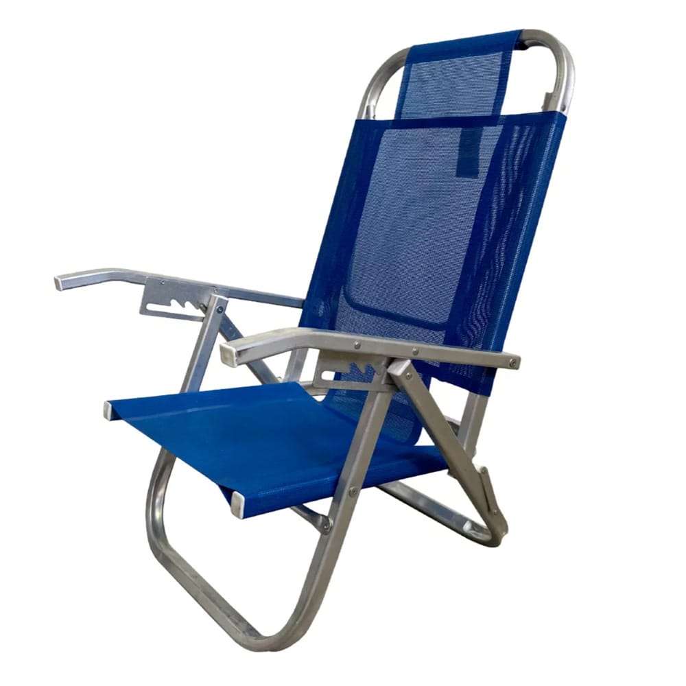 Silla De Playa Jardin 5 Posición Plegable Lusqtoff Cad0399
