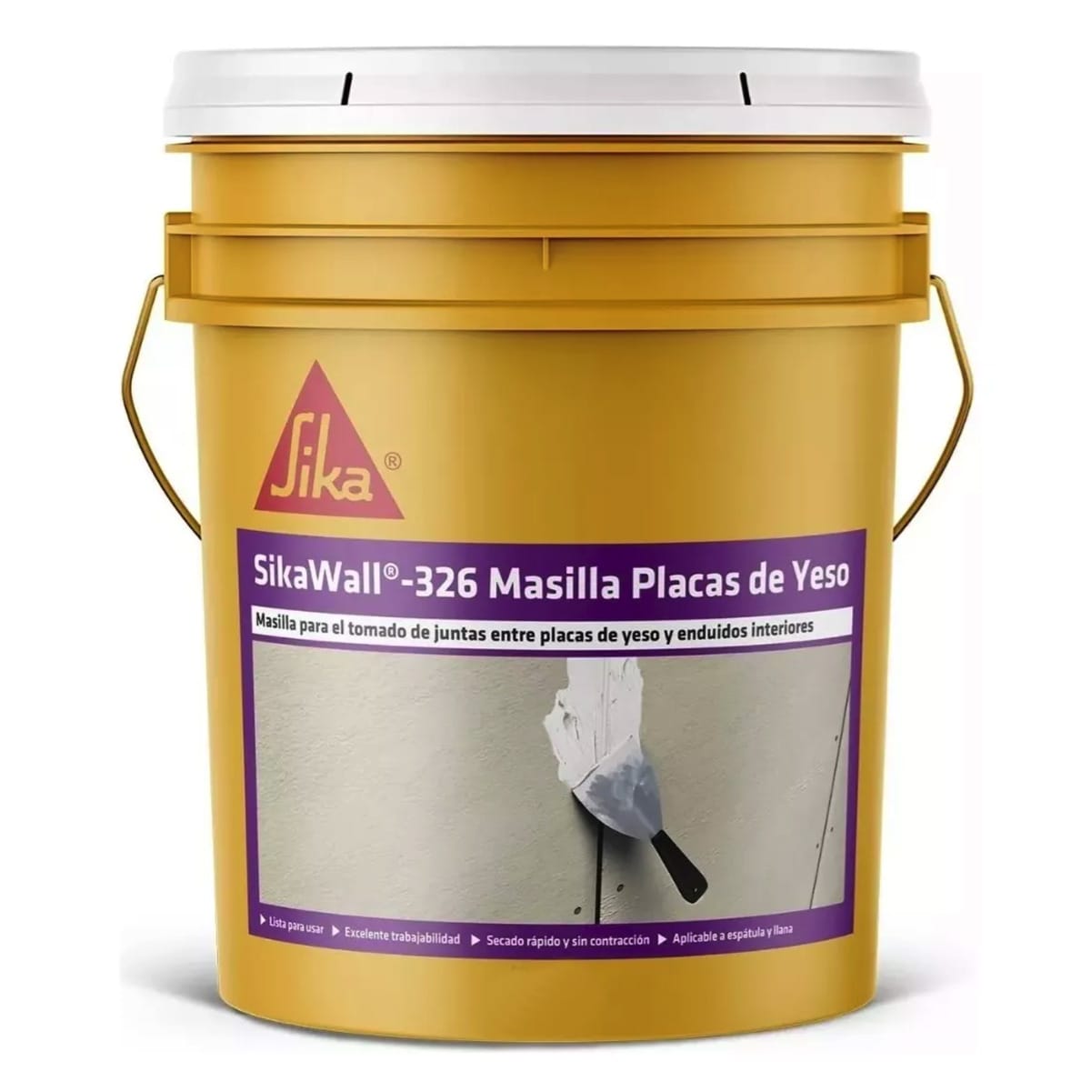 Masilla Para Durlock Placas Yeso Sikawall 326 30 Kg