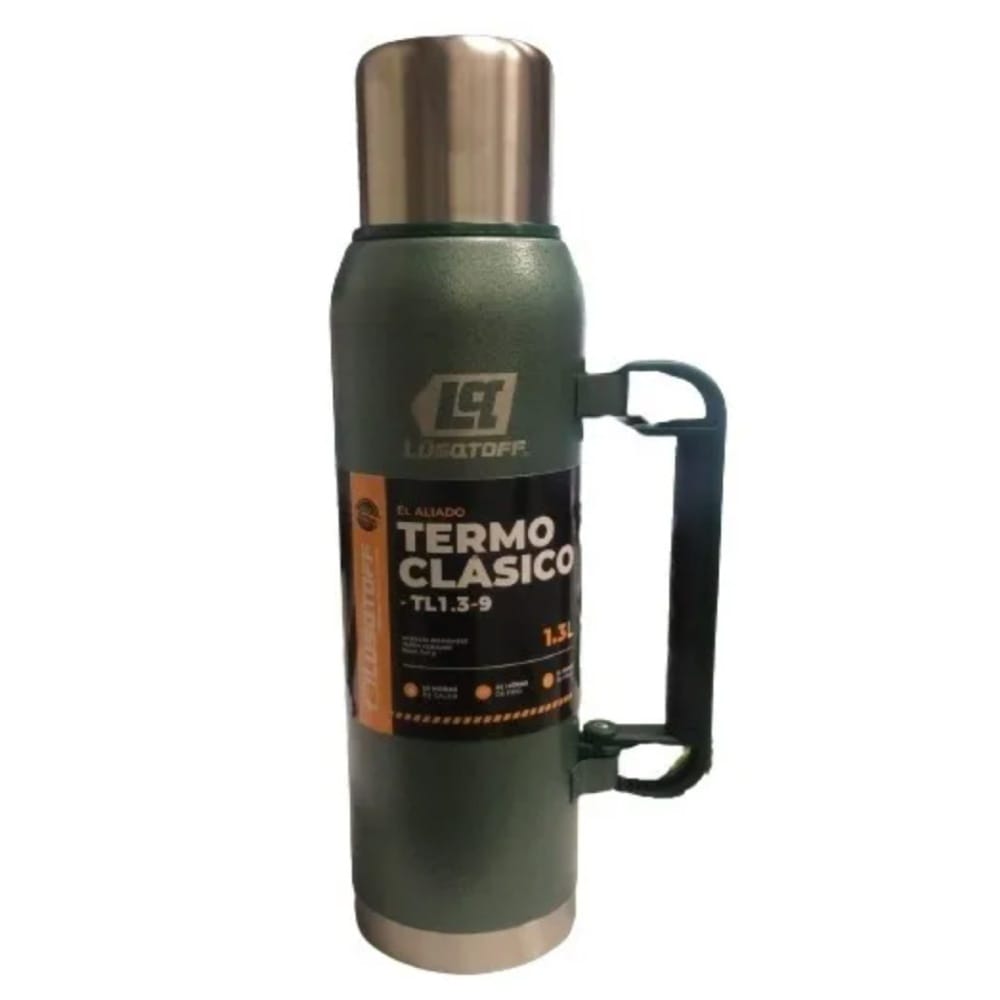 Termo Lusqtoff De Acero Inoxidable 1.3 L Color Verd Tl1.3-9