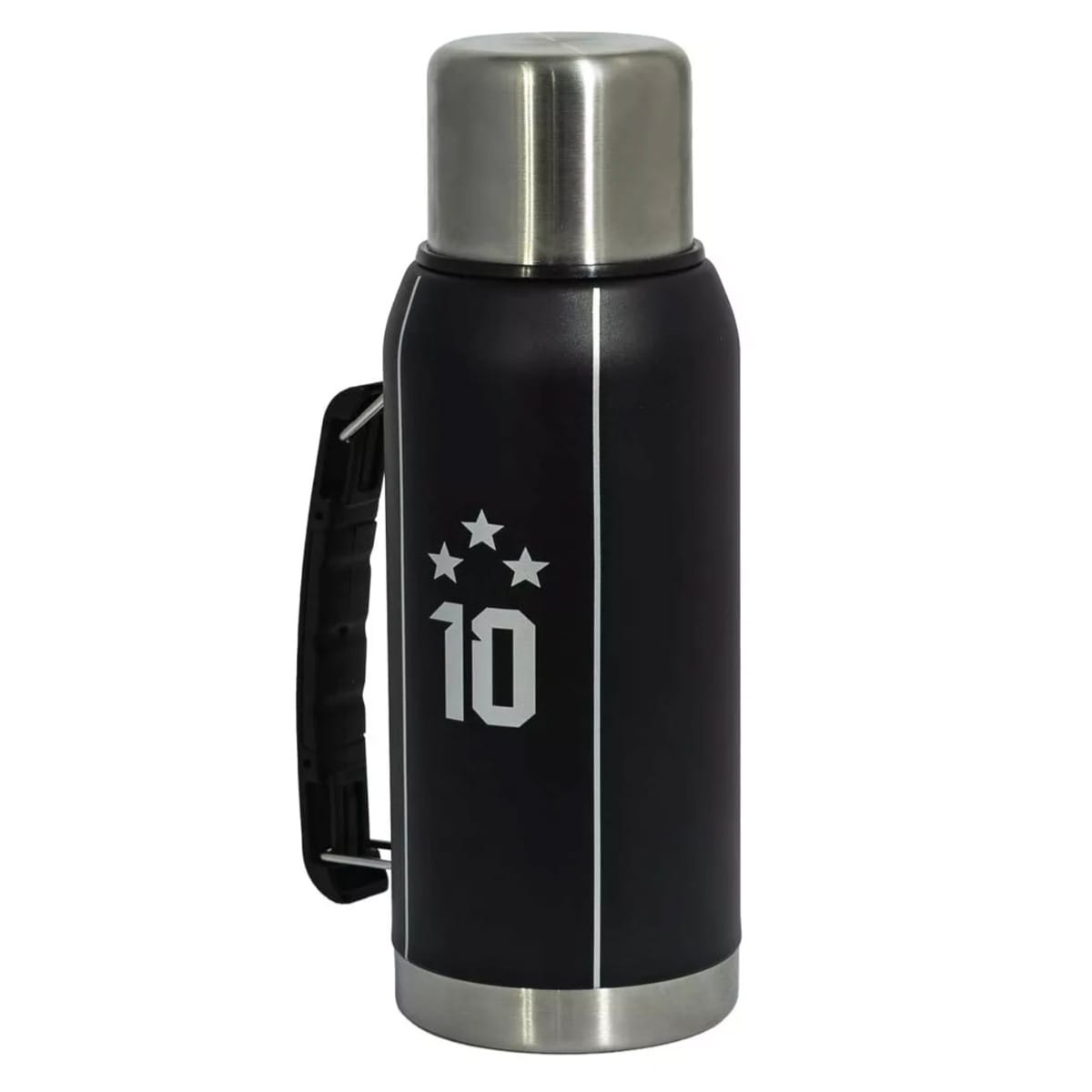 Termo Acero Inoxidable 1 Litro Manija Lusqtoff Tl1-9 Color Negro