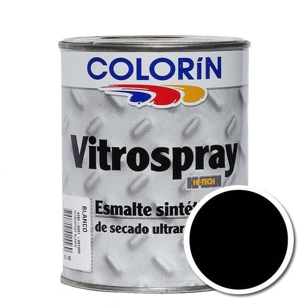 Vitrospray Ultrarápido Negro 4 Litros Esmalte Sintético