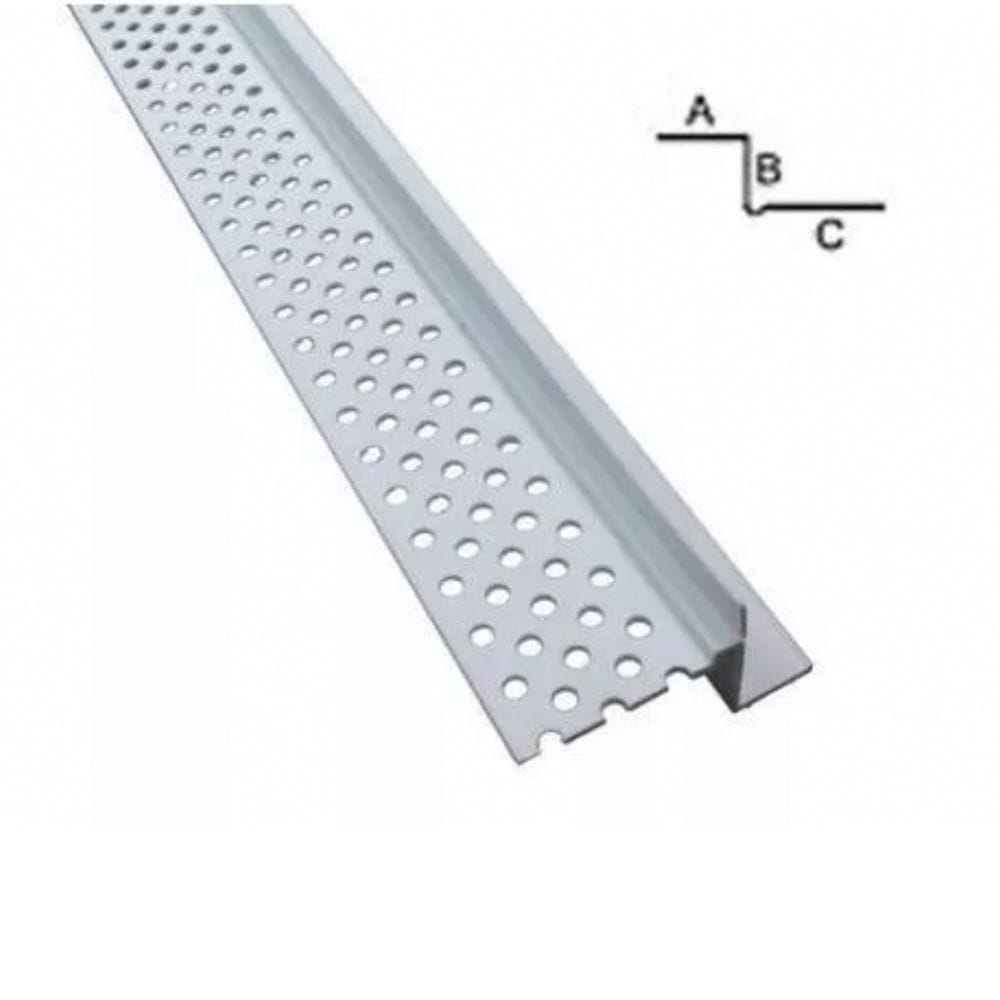 Perfil Buña Z Perimetral X 2,60 Mts Drywall Plus