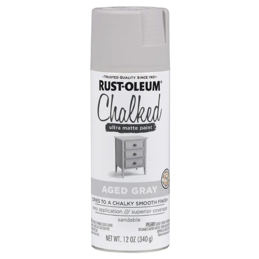 Aerosol Rust Oleum Chalked 340gr Pintura Tizada - Gris Envejecido