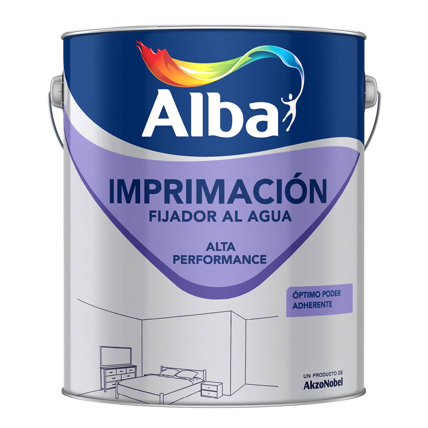 Imprimación Fijador al Agua Alba 10 Litros