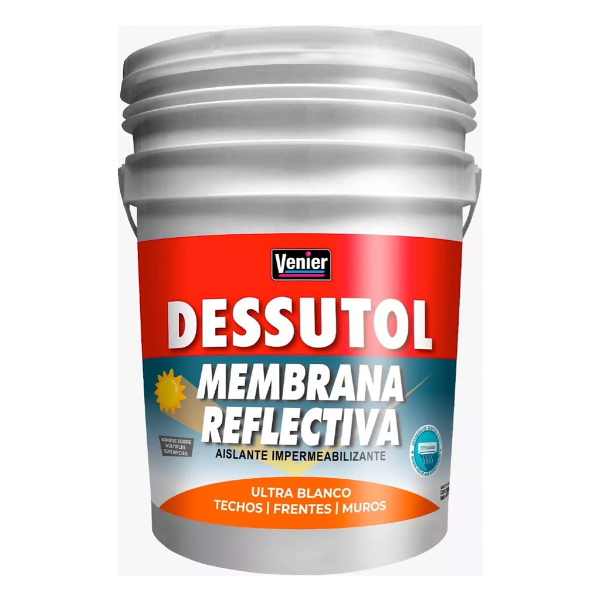 Venier Dessutol Techos Membrana Reflectiva Blanco X 20 kg
