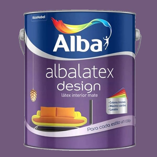 Albalatex Design Colores 4 Litros | Pintura Interior Mate - Violeta