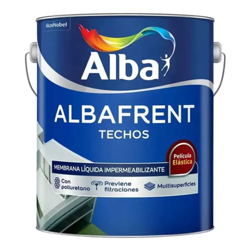 Albafrent Impermeabilizante Techos Membrana Líquida 4 Kg