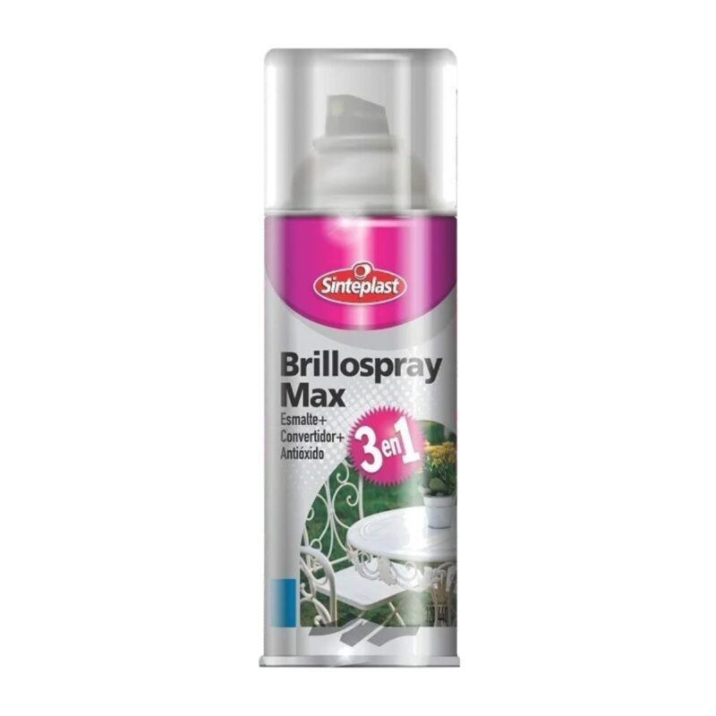 Aerosol Pintura Brillospray Max 3 En 1 240 Cc Sinteplast - Blanco