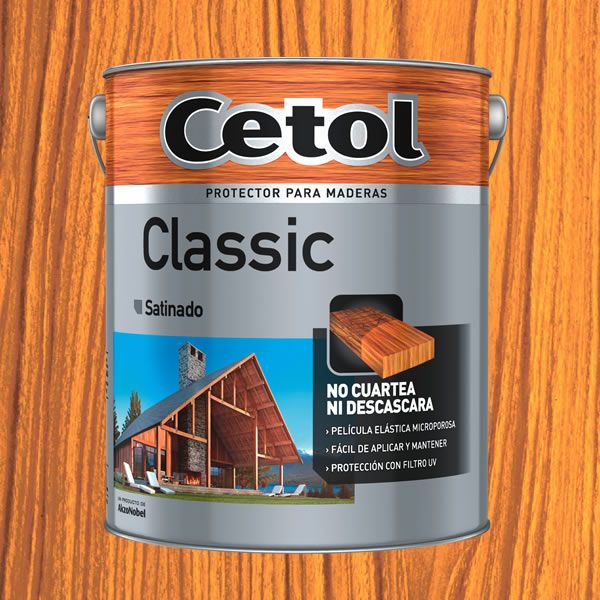 Cetol Classic Satinado Colores 4 Litros - Natural