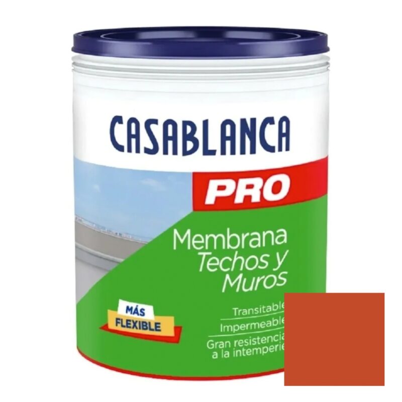 Casablanca Pro Membrana Techos Y Muros Impermeabilizante 4Kg - Teja