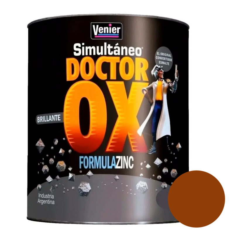 Simultaneo Venier Convertidor Esmalte Colores Brillante Dr. Ox 1 Lt - Bermellon
