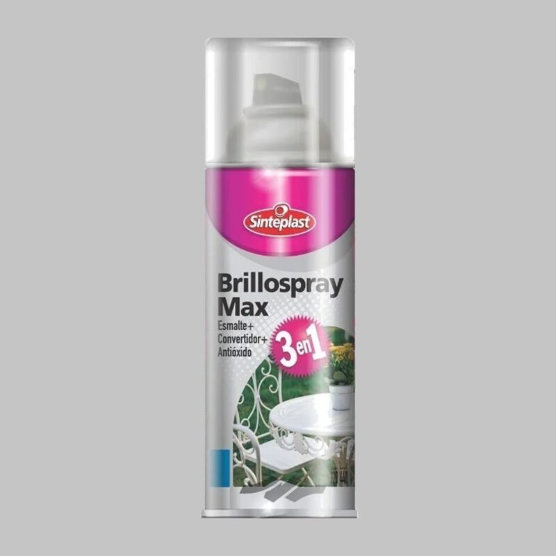 Aerosol Pintura Brillospray Max 3 En 1 240 Cc Sinteplast - Gris Espacial