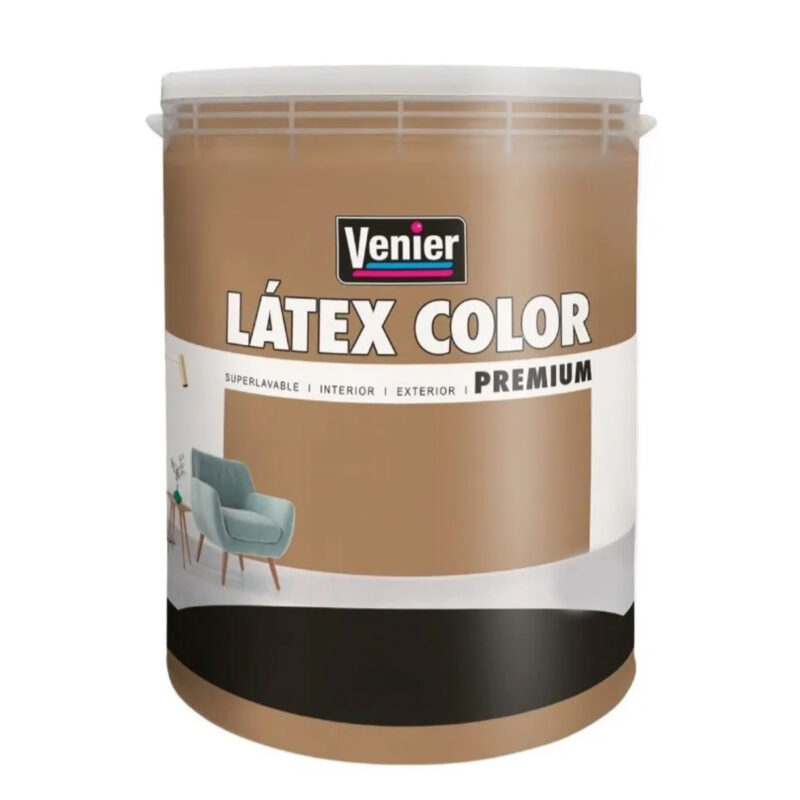 Pintura Látex Superlavable Venier Interior/exterior 5 Kg - Beige Suave