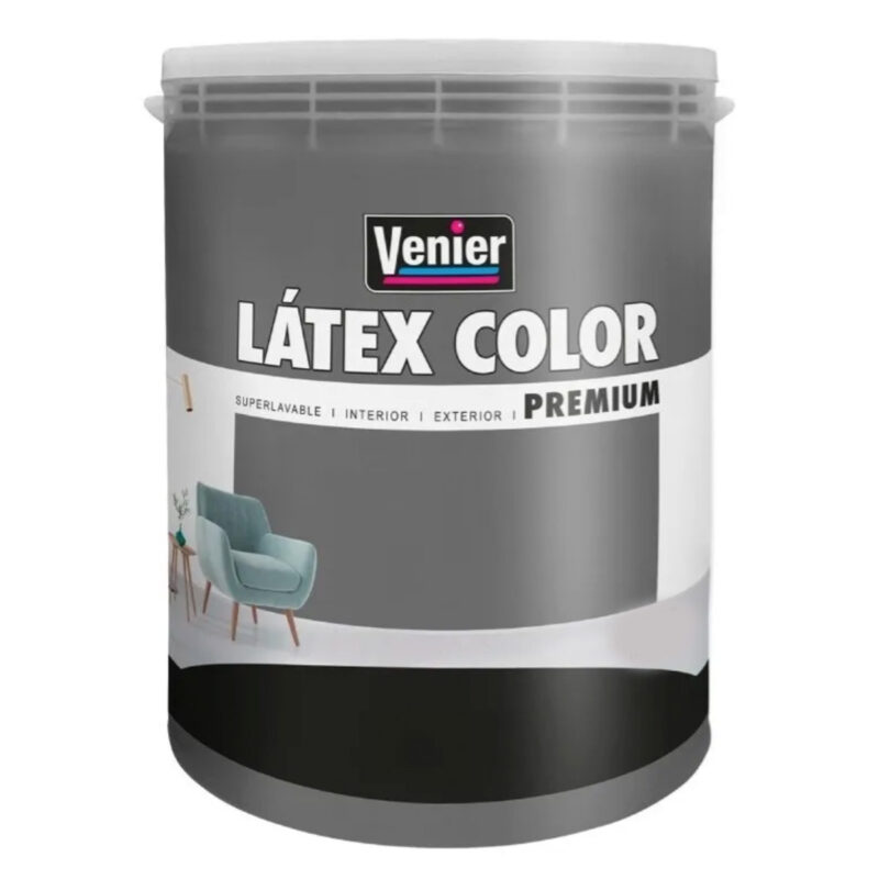 Pintura Látex Superlavable Venier Interior/exterior 1,25 Kg - Gris Solemne