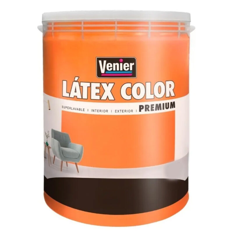 Pintura Látex Superlavable Venier Interior/exterior 25 Kg - Naranja Electrico