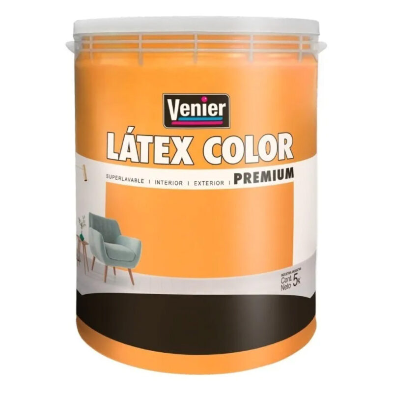 Pintura Látex Superlavable Venier Interior/exterior 25 Kg - Ocre Luminoso