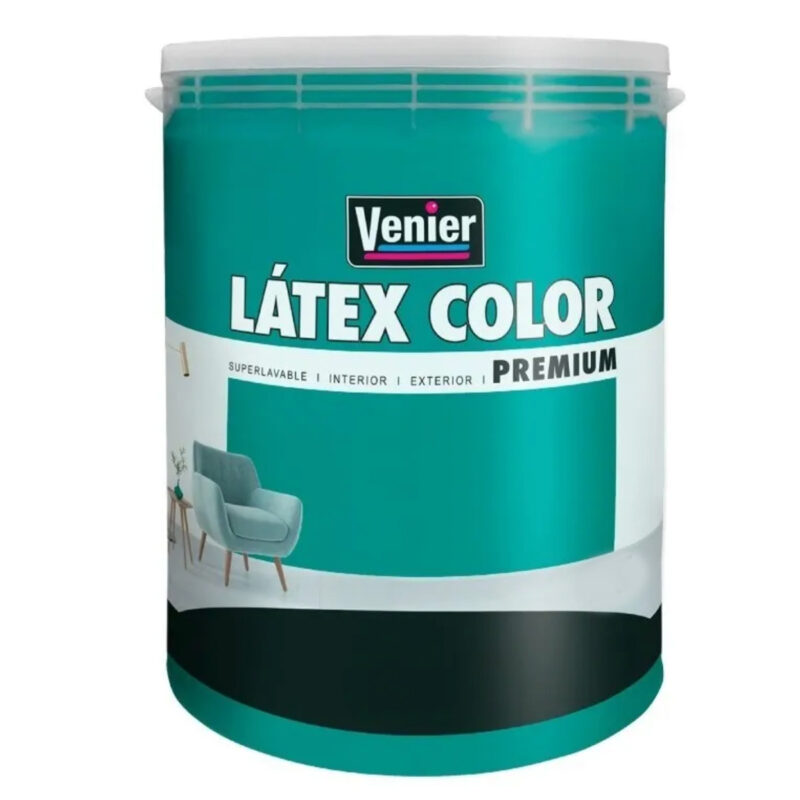 Pintura Látex Superlavable Venier Interior/exterior 1,25 Kg - Turquesa Liberador