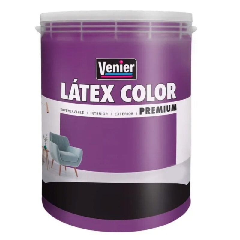 Pintura Látex Superlavable Venier Interior/exterior 5 Kg - Violeta Mistico