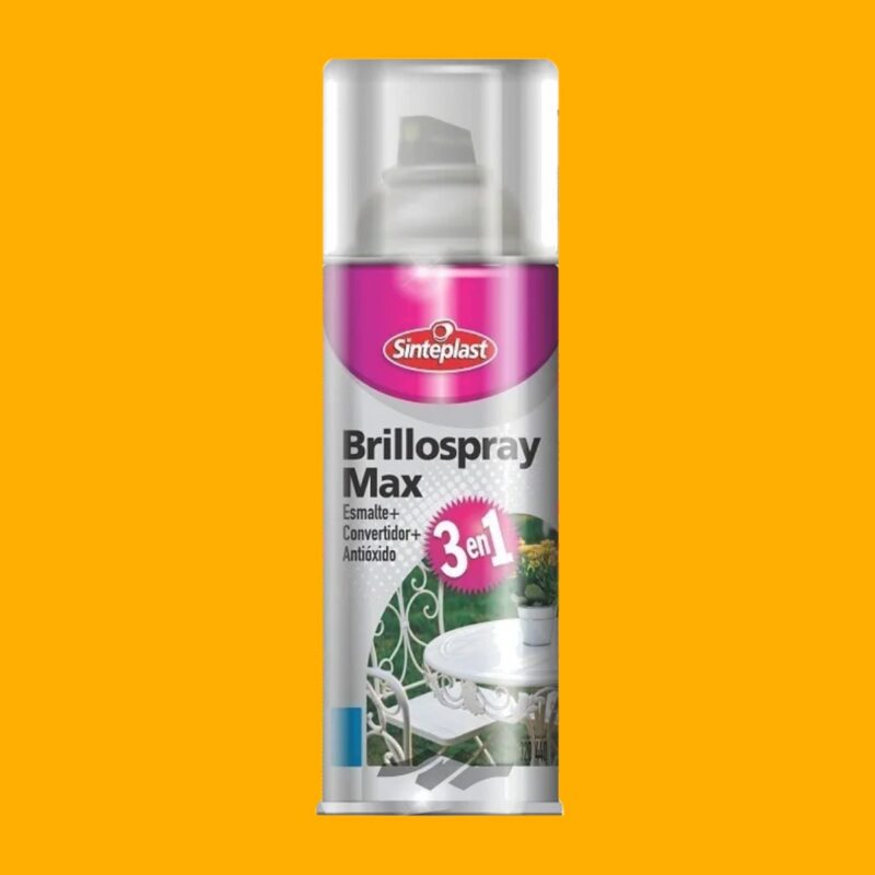 Aerosol Pintura Brillospray Max 3 En 1 240 Cc Sinteplast - Naranja