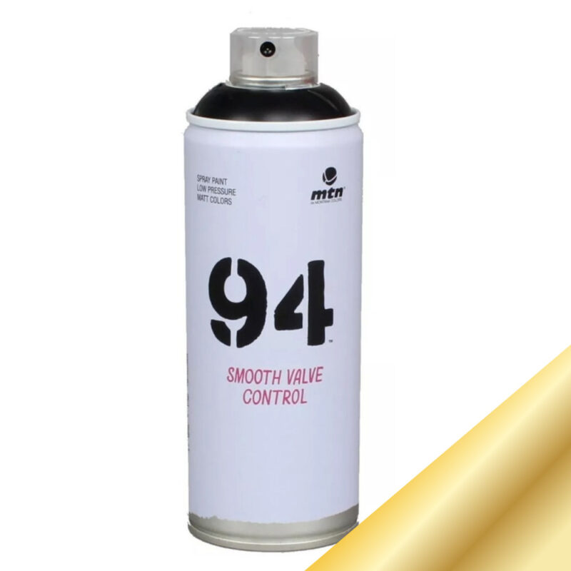 Aerosol Pintura Spray Montana 94 Terminación Mate Sinteplast - Oro Marco