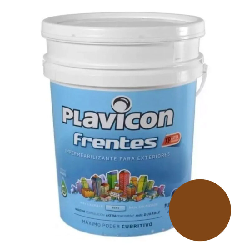 Plavicon Frentes Pintura Impermeabilizante Blanco 25 Kg - Ocre