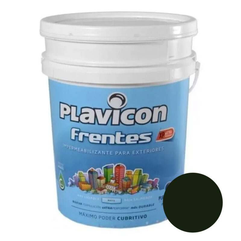 Plavicon Frentes Pintura Impermeabilizante Blanco 25 Kg - Verde Foresta