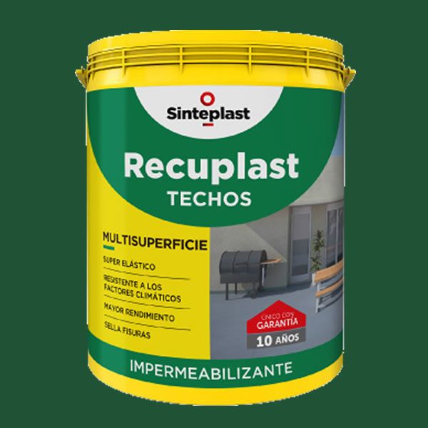 Recuplast Techos 20 Kg Sinteplast Impermeabilizante Premium - Verde Ingles