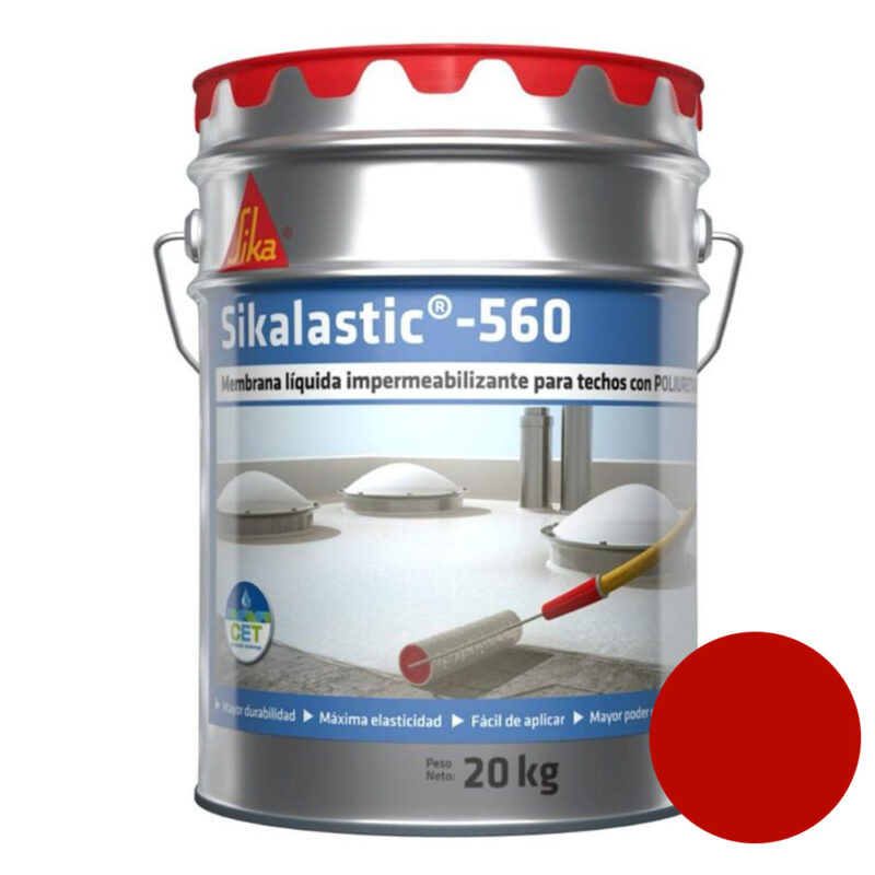 Sikalastic 560 Membrana Liquida Impermeabilizante X 20 Kg - Rojo