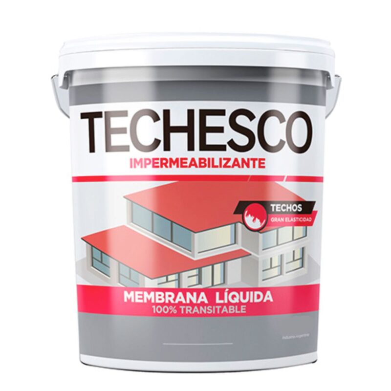 Membrana Liquida Techesco 20 Kilos Transitable - Blanco