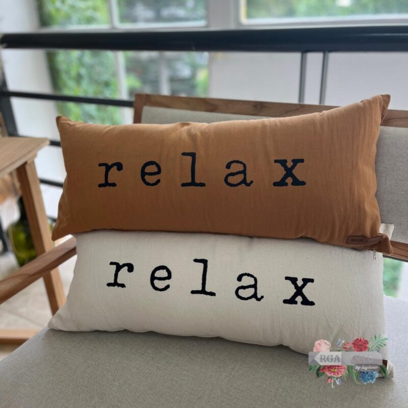 Almohadón Relax - Tela tusor 70x30cm