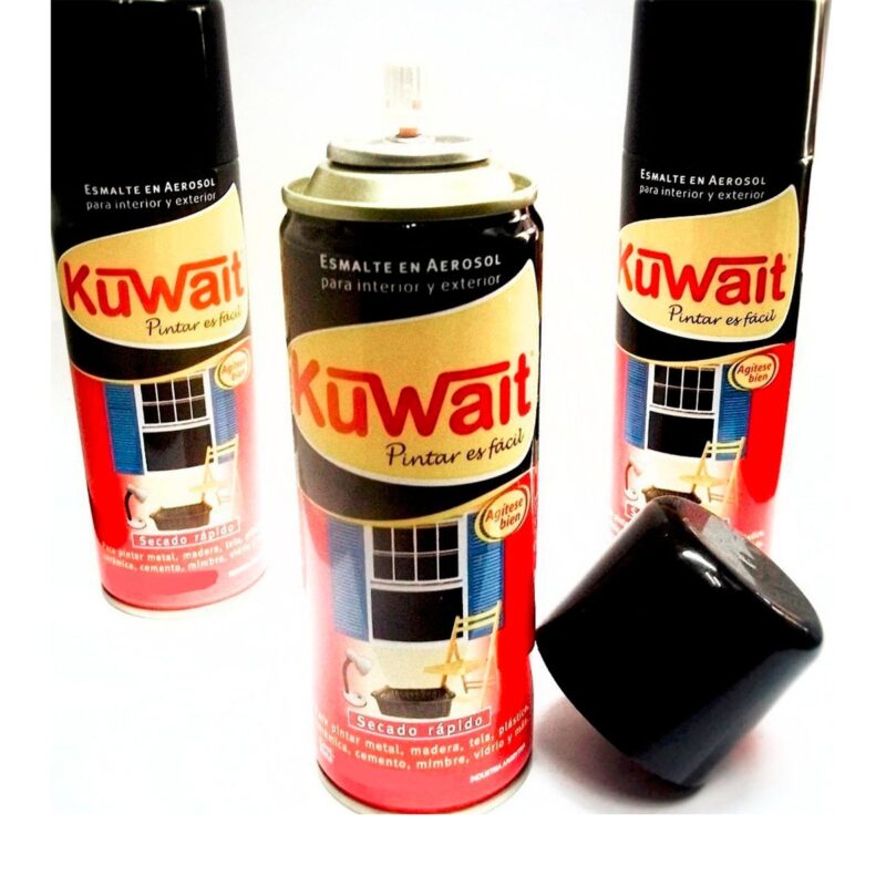 Pintura Aerosol Kuwait Cubritivo Rapido Secado 440cc - Celeste