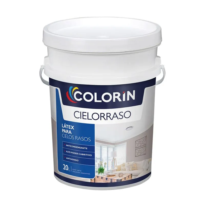Látex para Cielos Rasos Colorin 20 Litros
