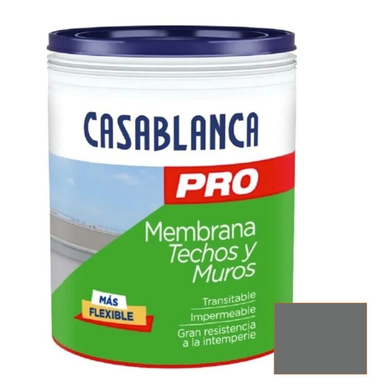 Casablanca Pro Membrana Techos Y Muros Impermeabilizante 20Kg - Gris